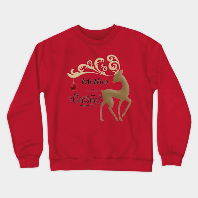 Mother In Law Christmas Crewneck Sweatshirt by North Pole Fashions